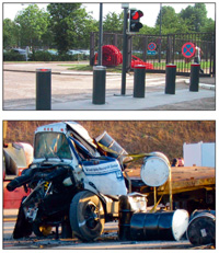 Automatyczne słupki Bollards System