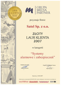 Złoty Laur dla Satela